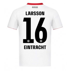 Eintracht Frankfurt Hugo Larsson #16 Replika Bortatröja 2025-26 Kortärmad Eintracht Frankfurt Hugo Larsson #16 Replika Bortatröja 2025-26 Kortärmad